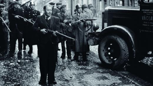 Bojovníci o rozhlas v Balbínově ulici (květen 1945)