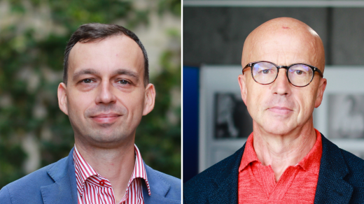 Ředitel Institutu liberálních studií Martin Pánek (vlevo) a podnikatel a někdejšího eurokomisař Pavel Telička