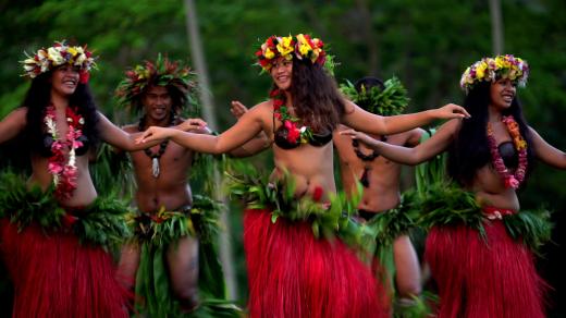 Havajský tanec hula hula