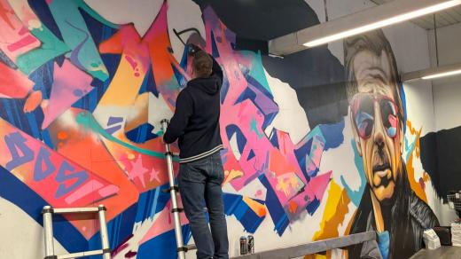 graffiti v metru