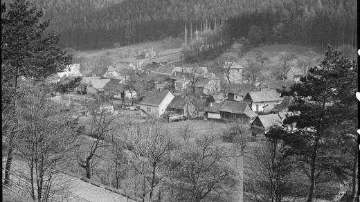 Obec Salaš na Uherskohradišťsku, historická fotografie