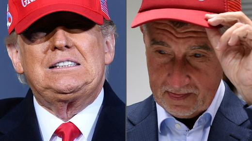 Inspirace Andreje Babiše (vpravo) Donaldem Trumpem je přiznaná
