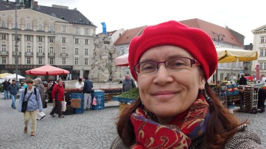 Alena Blažejovská na Zelném rynku