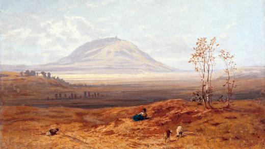 Julius Mařák: Hora Říp