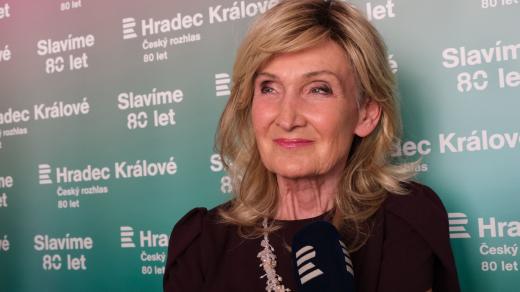 Zuzana Bubílková v rozhlasové kavárně