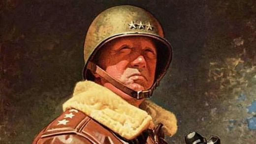 Generál Patton na dobovém plakátě