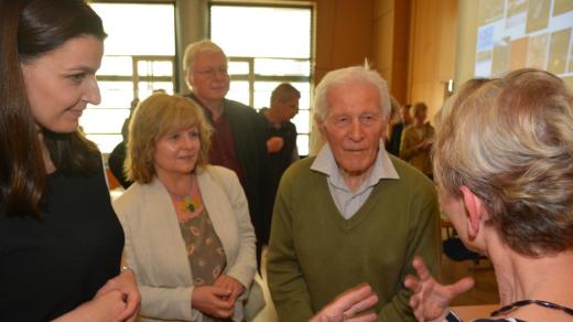 Miloš Zapletal během předávání ceny za mimořádné zásluhy v oblasti regionální literatury v roce 2019