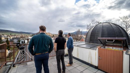 Z hvězdárny je výhled na Praděd a celkově malebnou přírodu Jeseníků