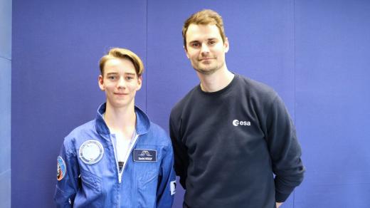 Daniel Biskup a Jan Spratek z European Space Agency