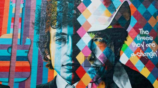 Bob Dylan. Graffiti v Minneapolis