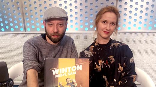 Spisovatelka a režisérka Tereza Verecká a ilustrátor Mikuláš Podprocký