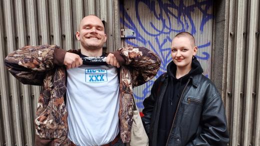 Martin Hudák z kolektivu Stitch (vlevo)