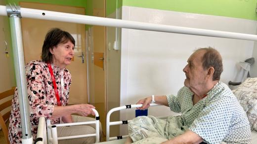 Vojtěška Kupcová, dobrovolnice KNTB ve Zlíně