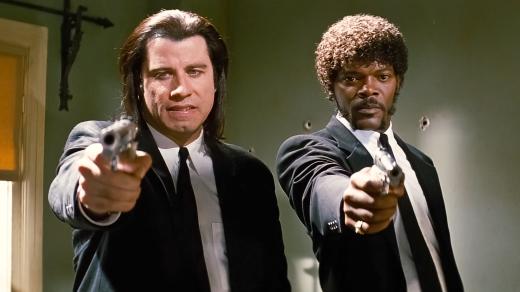 John Travolta a Samuel L. Jackson ve filmu Pulp Fiction (1984)