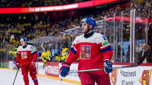 Český hokejový útočník Ondřej Beránek