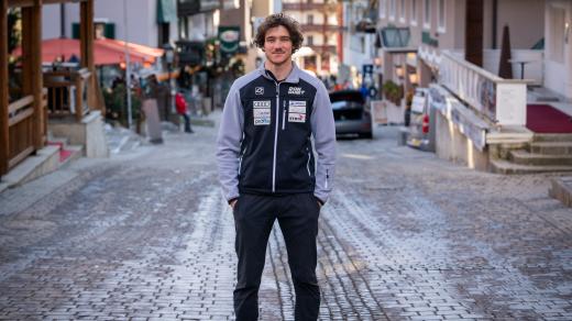 Český lyžař Jan Zabystřan