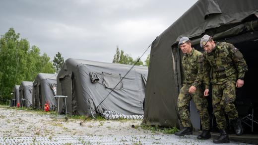 Areál slouží jako místo odpočinku vojáků při přesunech až šestkrát do roka