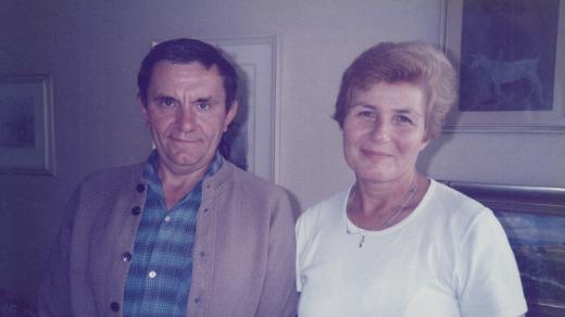 Jan Tesař a Anna Tesařová v Paříži (80. léta)