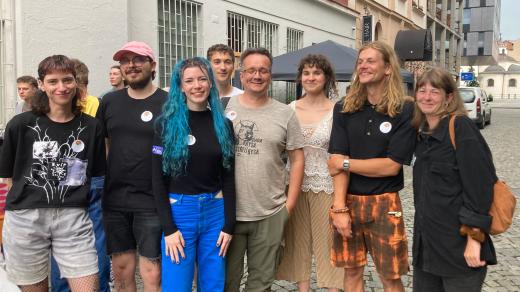 Tým z iniciativy Placek, která hledá v centru Ostravy místo pro nekomerční aktivity