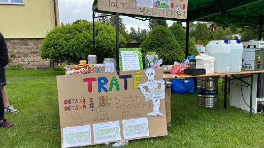 V Čisté u Horek v Podkrkonoší se konal 3. ročník charitativního běhu pro školy, školky a taky veřejnost