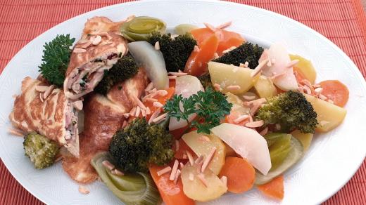 Zelenina vařená v páře