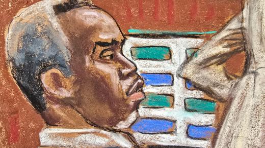 Sean Combs alias P. Diddy u soudu v New Yorku, 10. 6. 2024