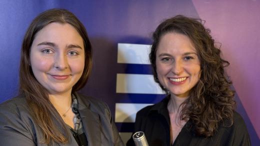 Vědkyně Veronika Šedajová a Pavla Hubálková