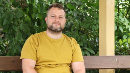 Michal Nedvídek, předseda spolku Živý zámek Toužim