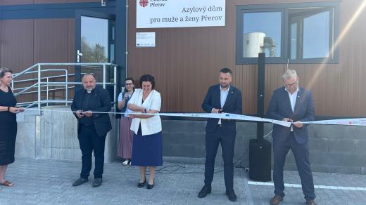 Slavnostní otevření azylového domu v Přerově