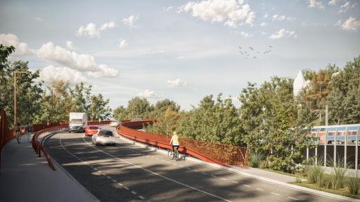 Správa železnic zahájila stavbu nadjezdu nad tratí ve Velké Chuchli