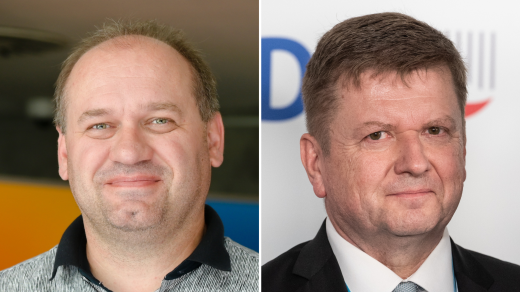 Jan Hofmann (ODS) a Radovan Vích (SPD)