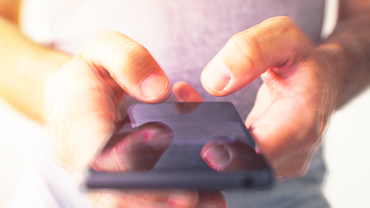 sexting zobrazeno ilustračka