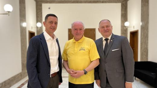 Zleva: Jan Grolich, Stanislav Juránek a Michal Hašek