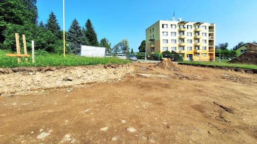 Stavba bytového domu pro mladé rodiny ve Vacově