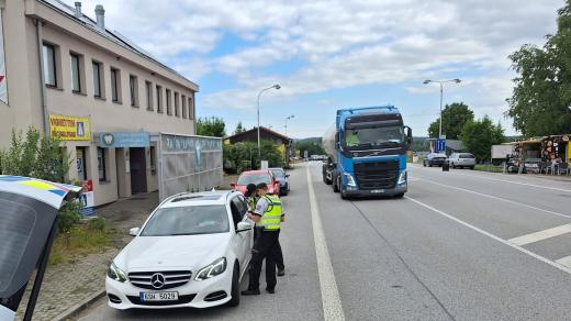 Silniční kontroly na hranicích s Rakouskem
