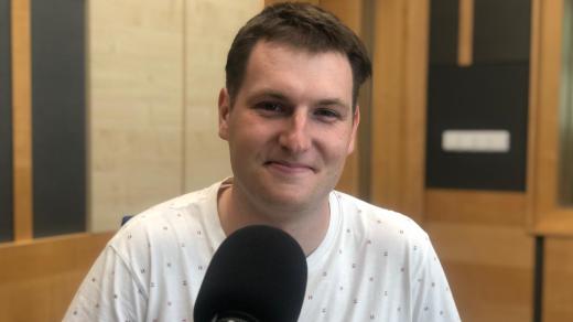 Dominik Řihák ze spolku Kroměřížská dráha