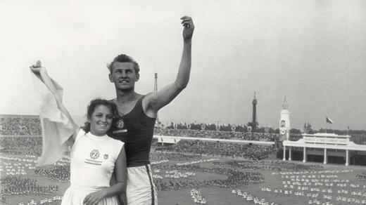 I. celostátní spartakiáda v roce 1955