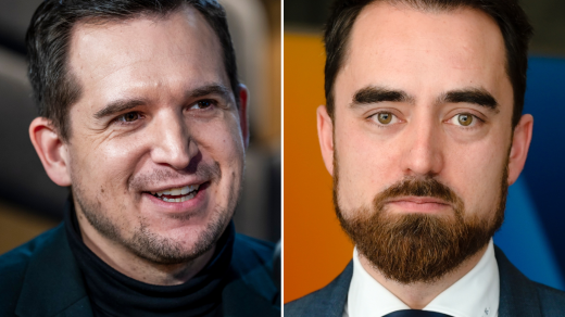 Ředitel České asociace umělé inteligence Lukáš Benzl a Jan Kavalírek, zmocněnec vlády pro AI