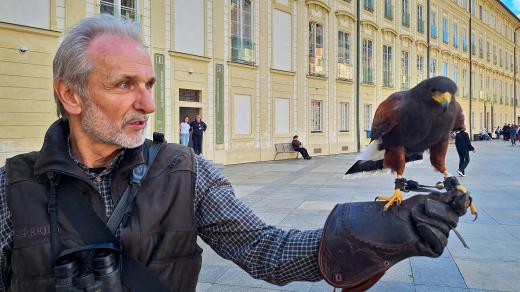 Ladislav Hokr a káně Štefan