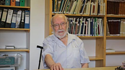 Jiří Karel v knihovně muzea