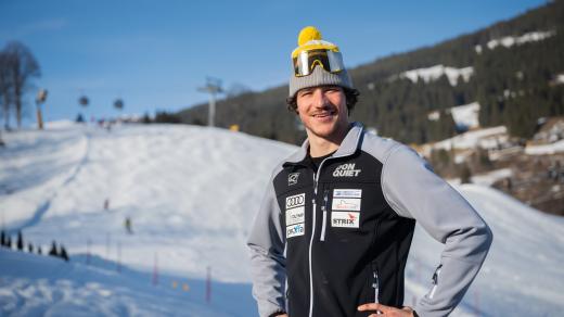 Český lyžař Jan Zabystřan