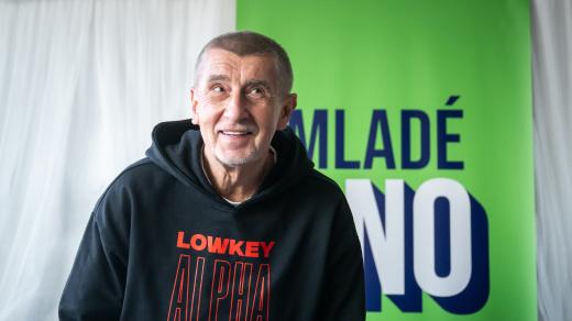 Akce Pokec s Babišem, kterou pořádá Mladé ANO. Na snímku Andrej Babiš
