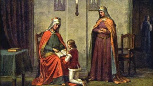 Josef Mathauser: Kněžna Drahomíra, kníže Václav a Ludmila