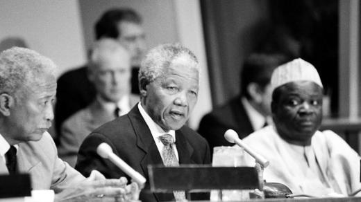 Patrně nejznámější osobností ANC je aktuálně se uzdravující Nelson Mandela