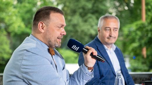 Martin Baxa (SPOLU) a Lubomír Brož (ANO)