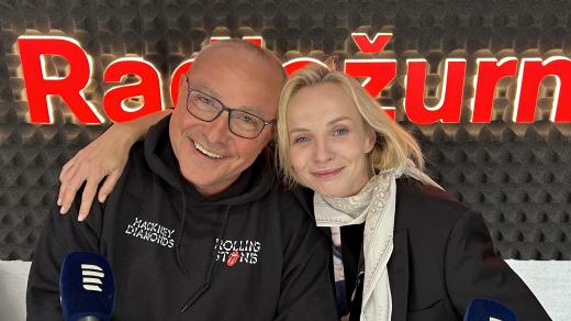 Herečka Jana Plodková a moderátor Jan Pokorný