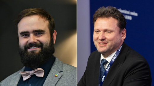 Josef Flek (STAN) a Radek Vondráček (ANO)