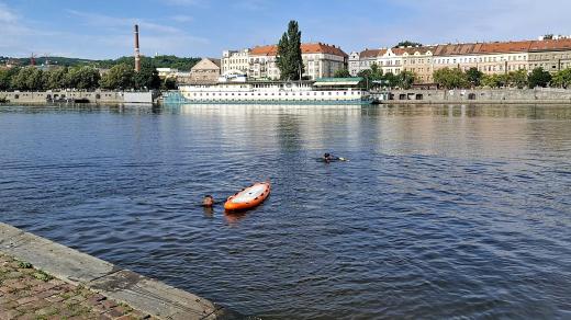 Ukázka záchrany tonoucího