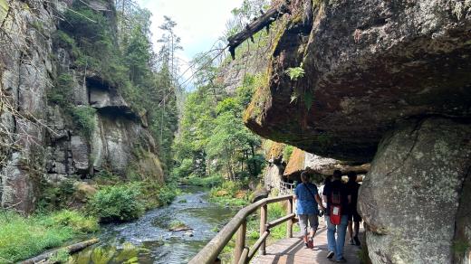 Edmundova soutěska v Hřensku
