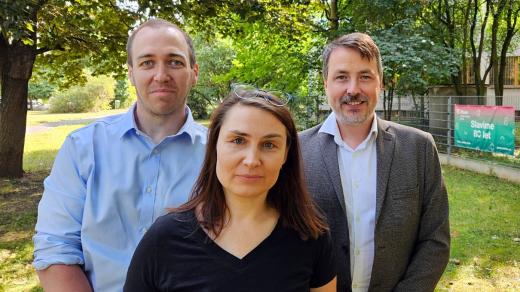Vojtěch Odcházel, Marie Mírková a Petr Valenta